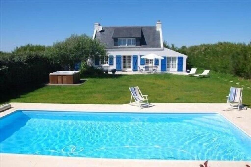 בנגור Maison "Ker Galinette " , Belle-Ile-En-Mer, Piscine Chauffee Et Jacuzzi מראה חיצוני תמונה